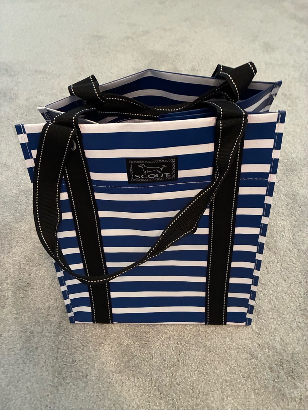Scout Bags - Baguette Market Tote - Nantucket Navy - Picture 2 of 5